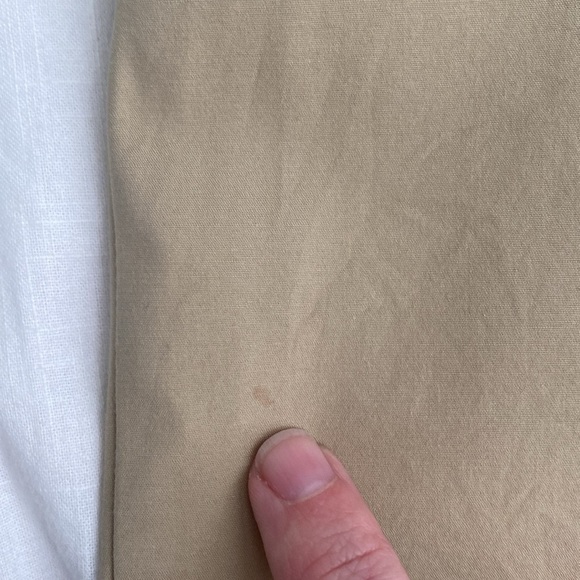 Theory Hartsdale Cropped Ankle Khaki Tan Pants Size 4 Career Office Neutral - Picture 14 of 16